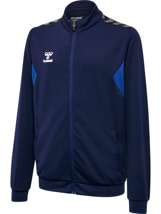 hmlAUTHENTIC PL ZIP JACKET KIDS, MARINE, packshot