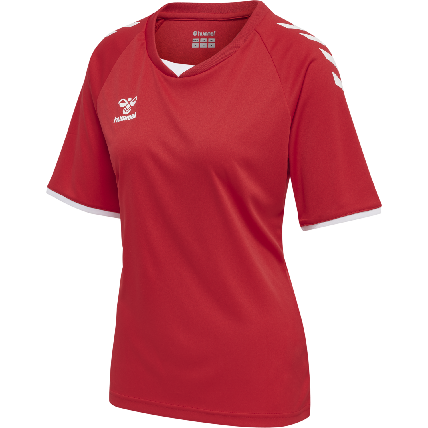 hmlCORE VOLLEY TEE WO, TRUE RED, packshot