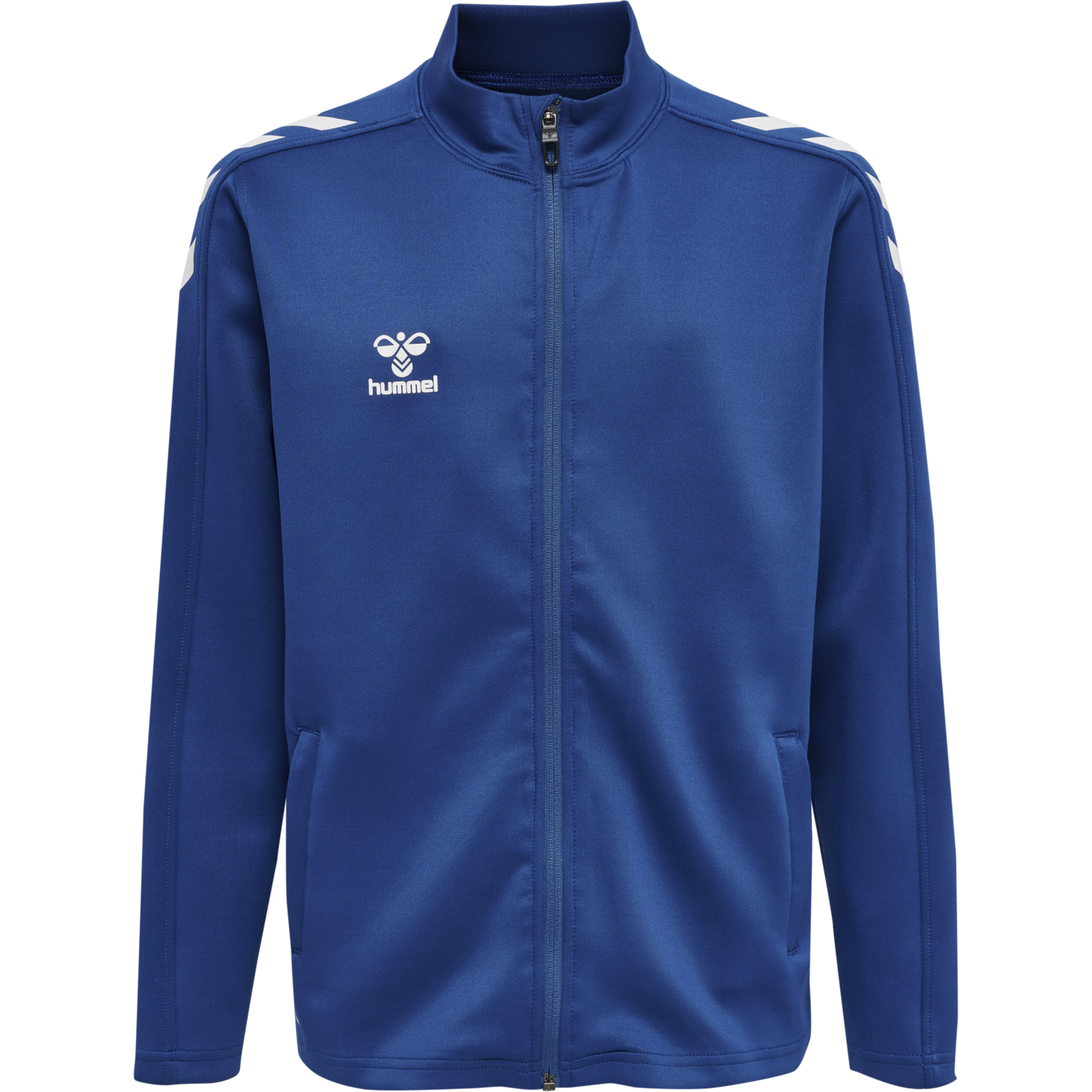 hmlCORE XK POLY ZIP SWEAT KIDS, TRUE BLUE, packshot
