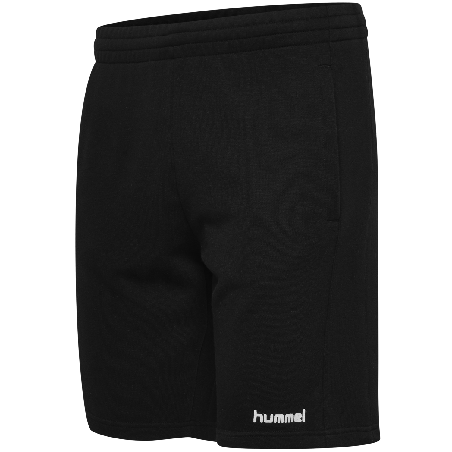 HMLGO COTTON BERMUDA SHORTS WOMAN, BLACK, packshot