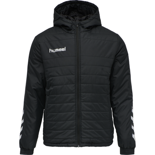 hmlPROMO SHORT BENCH JACKET, BLACK, packshot