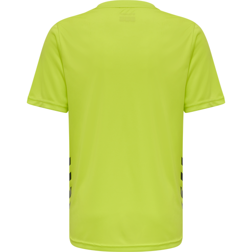 hmlPROMO KIDS DUO SET, LIME PUNCH/DARK DENIM, packshot