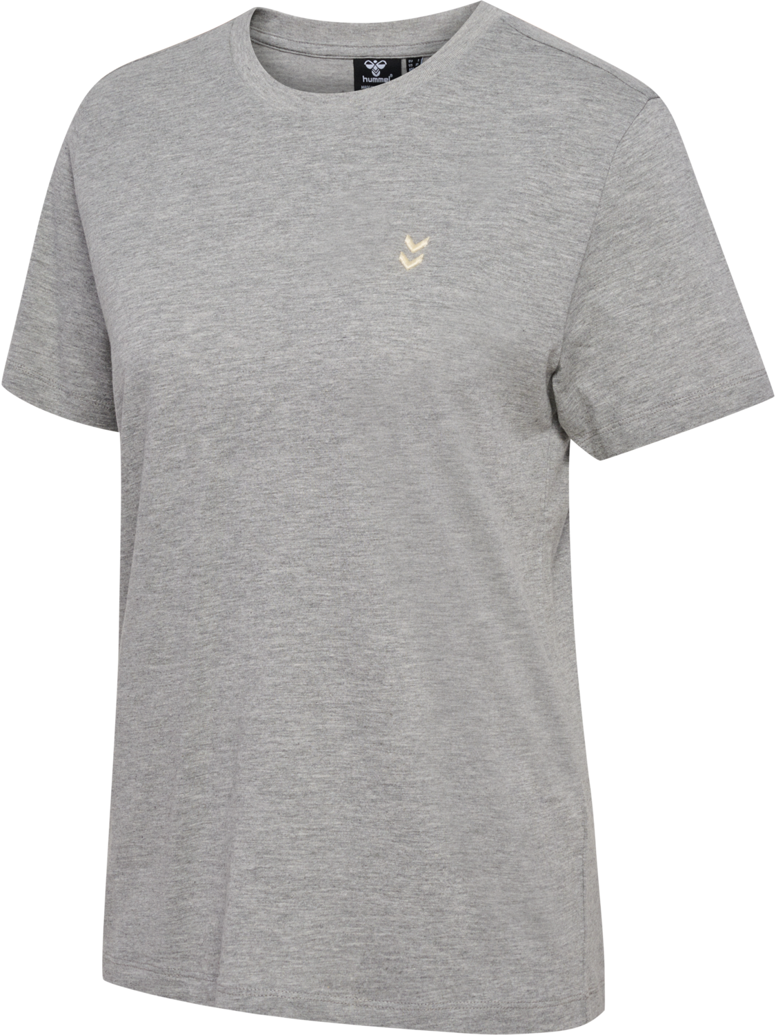 hmlPULSE W T-SHIRT, GREY MELANGE, packshot