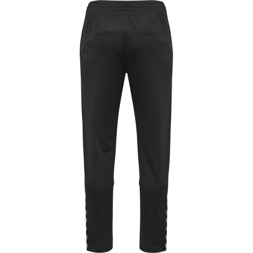 hmlAUTHENTIC POLY PANT, BLACK/WHITE, packshot