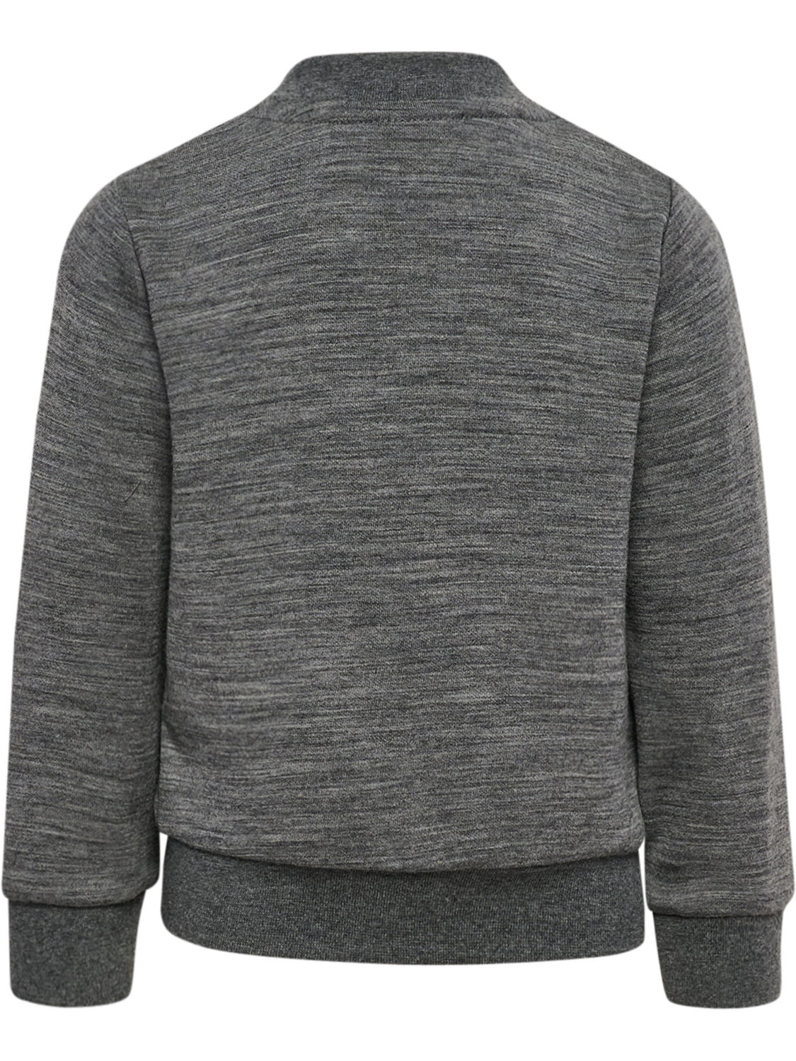 hmlMINI WOOL ZIP JACKET BEE, DARK GREY MELANGE, packshot