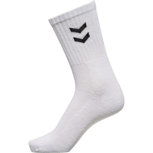 3-Pack Basic Sock, WHITE, packshot