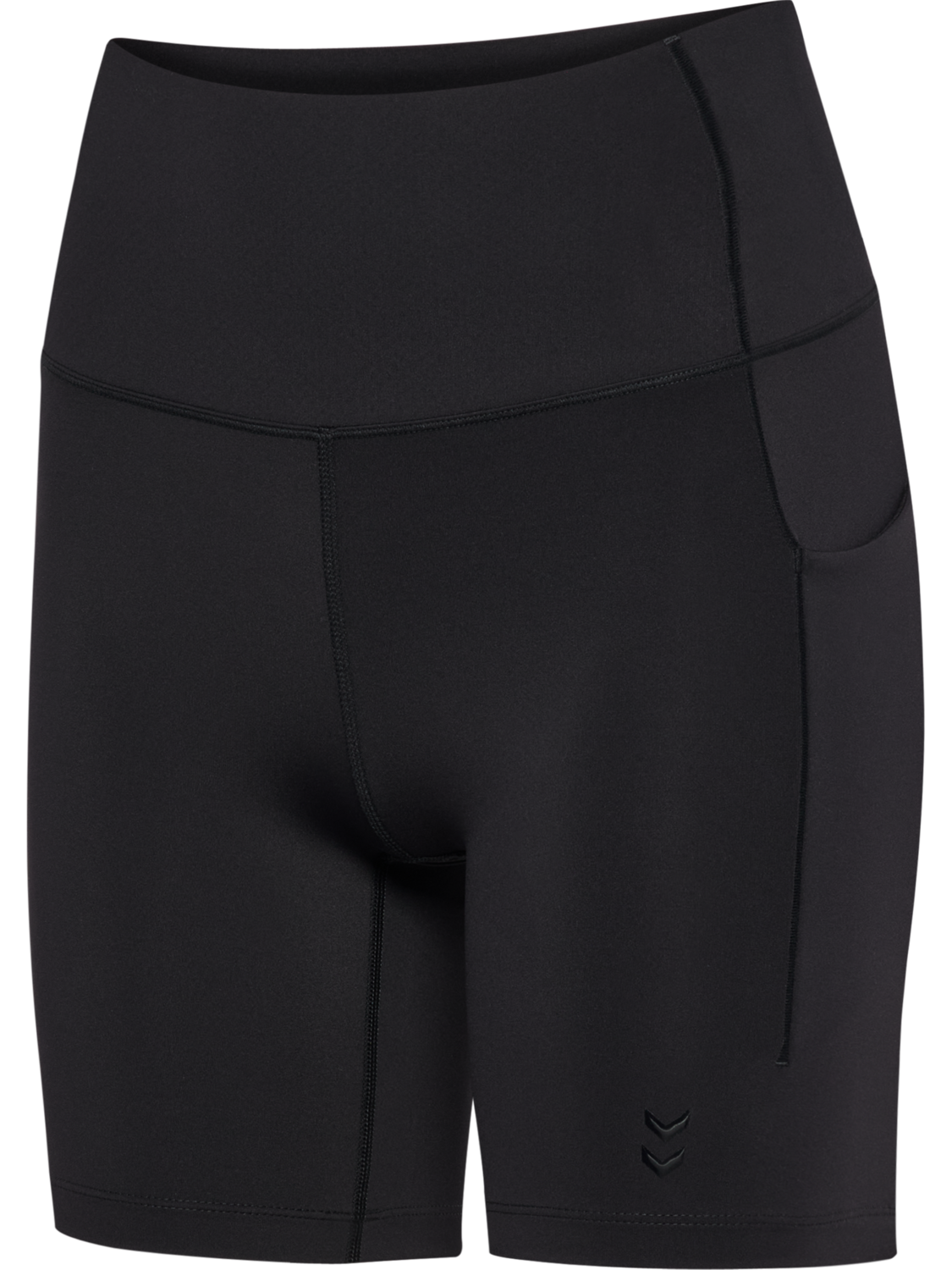hmlHIIT INTENSITY HW SHORT TIGHTS, BLACK/EBONY, packshot