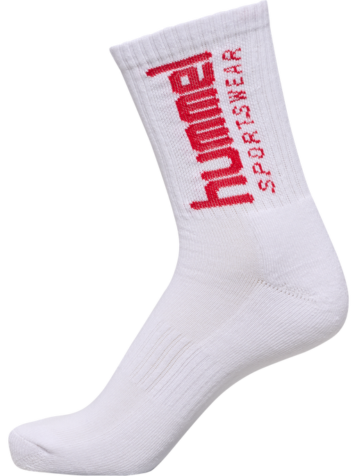 hml3-PACK SOCKS SPORTSWEAR BIG, WHITE, packshot
