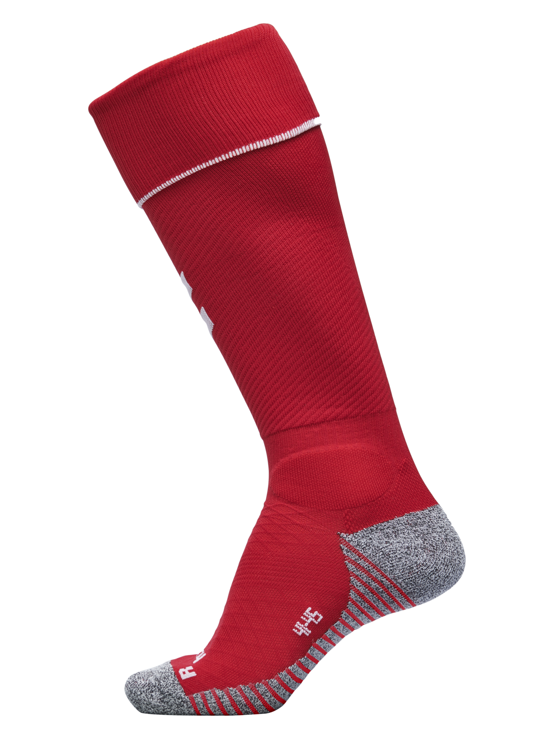PRO FOOTBALL SOCK 17 - 18, TRUE RED/WHITE, packshot