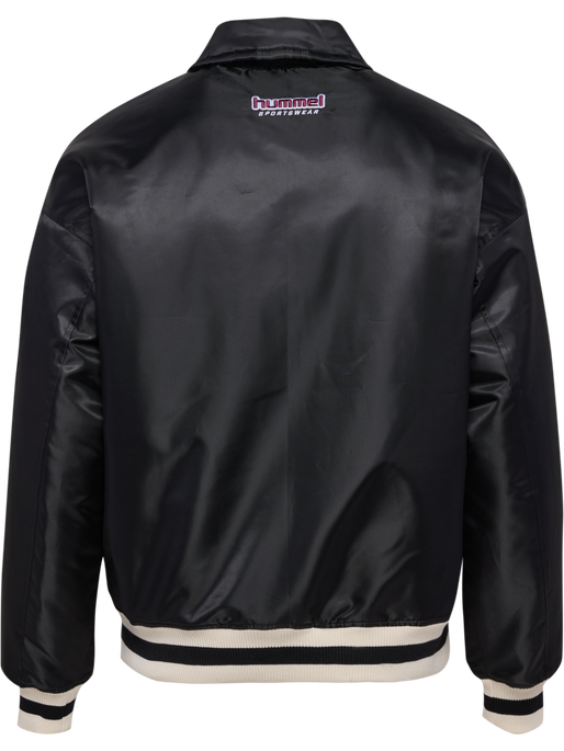 hmlLETTERMAN JACKET SPORTSWEAR, BLACK hmlLETTERMAN JACKET SPORTSWEAR, BLACK, packshot