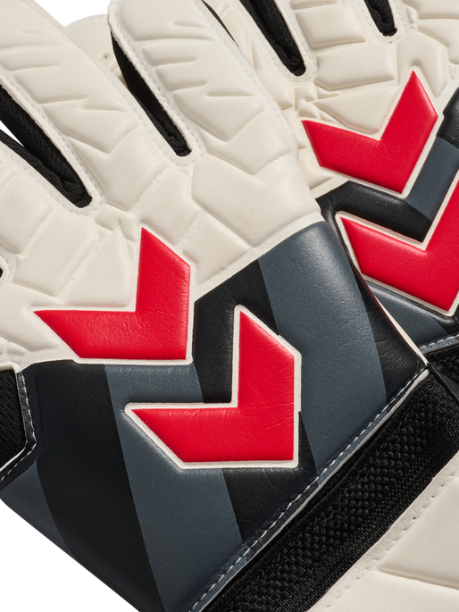 hmlGK GLOVES ALLROUND GRIP, WHITE/BLACK/RED, packshot