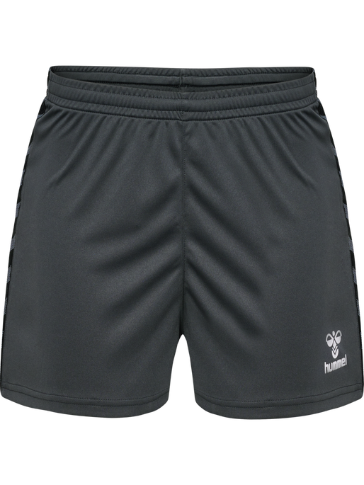 hmlAUTHENTIC PL SHORTS WOMAN, ASPHALT, packshot