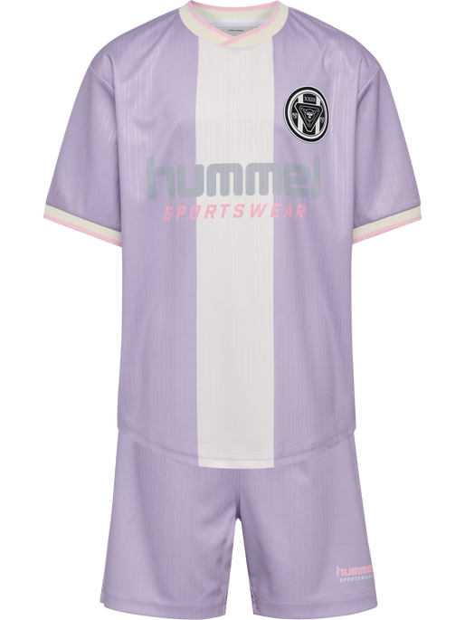 hmlJR LOOSE BALL  JERSEY S/S SET, LAVENDER hmlJR LOOSE BALL  JERSEY S/S SET, LAVENDER, packshot