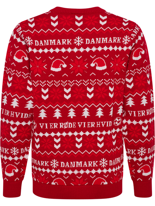 DBU FAN 25 CHRISTMAS SWEATER KIDS, TANGO RED, packshot