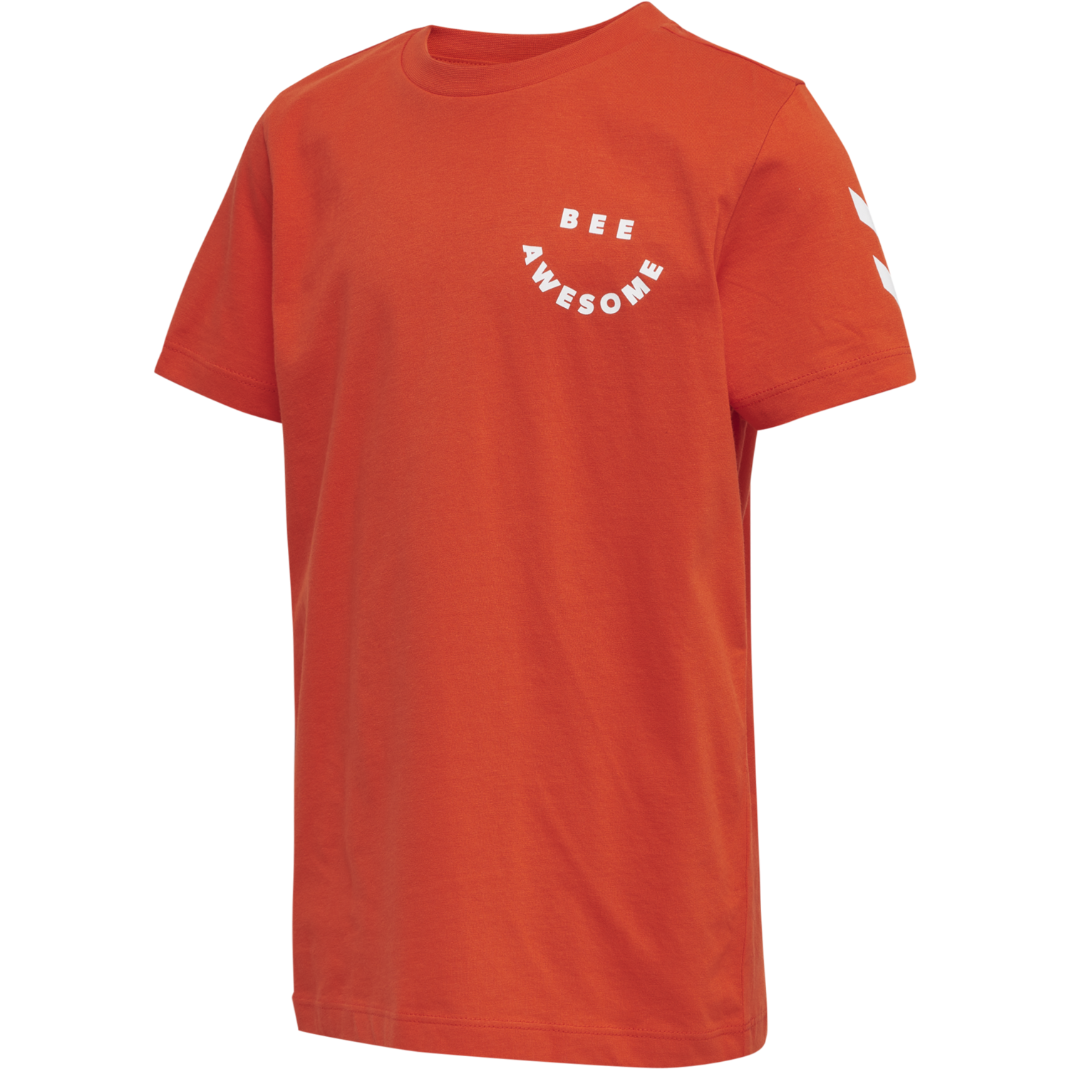 hmlOPTIMISM T-SHIRT S/S, CHERRY TOMATO, packshot