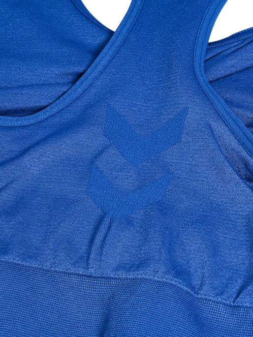 hmlTIF SEAMLESS SPORTS TOP, OLYMPIAN BLUE, packshot