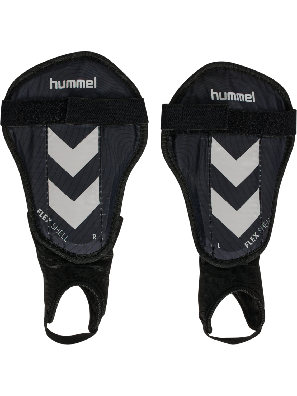 hmlSHIN GUARDS FLEX SHELL, BLACK/WHITE, packshot