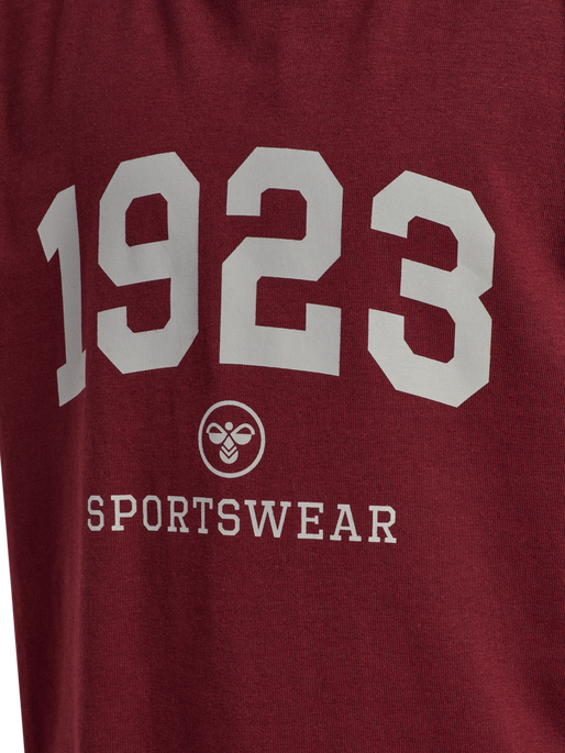 hmlJR GRAPHIC 1923 T-SHIRT S/S, CHOCOLATE TRUFFLE hmlJR GRAPHIC 1923 T-SHIRT S/S, CHOCOLATE TRUFFLE, packshot