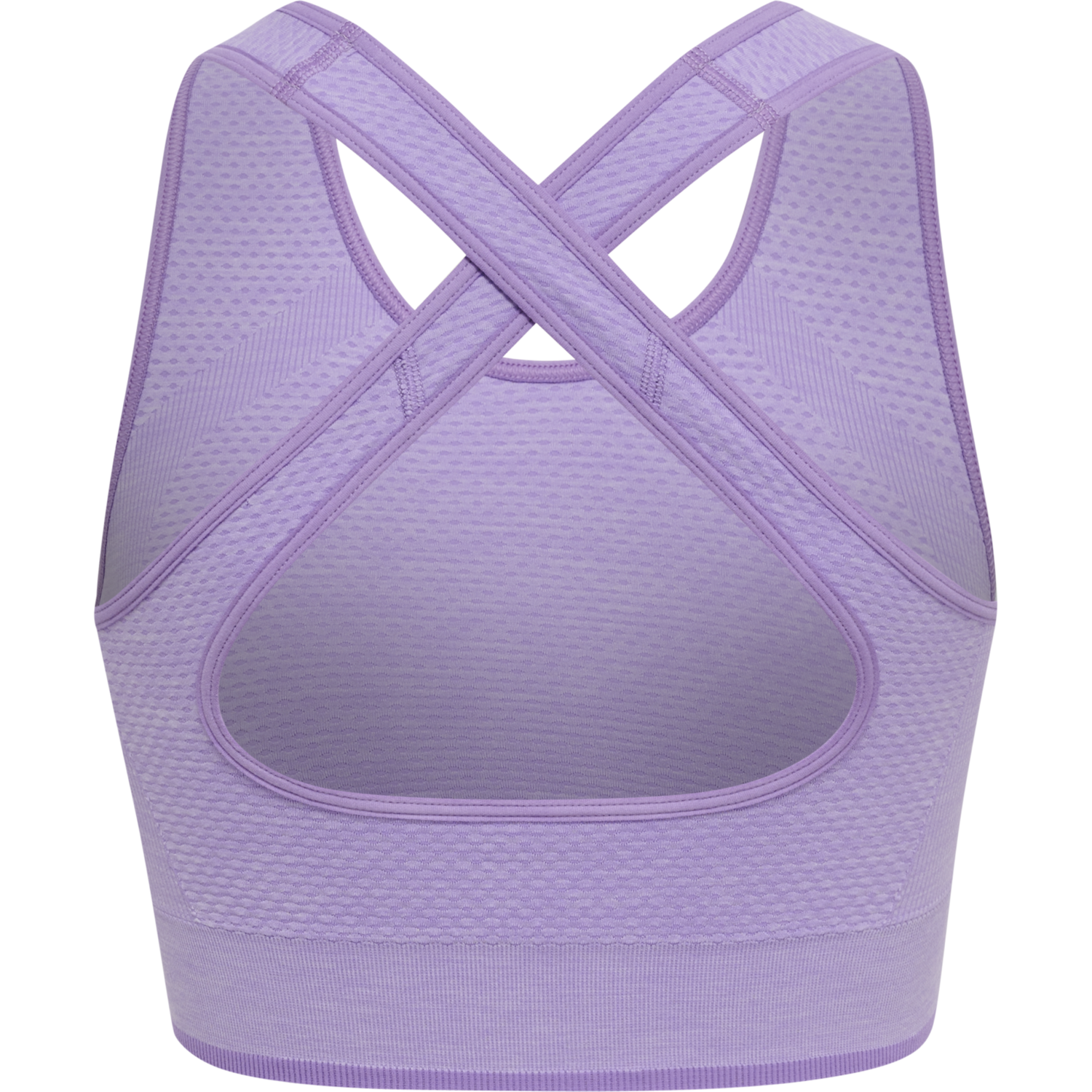 hmlMT UNA SEAMLESS SPORTS TOP, LAVENDER MELANGE, packshot