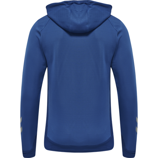 hmlLEAD POLY HOODIE, TRUE BLUE, packshot