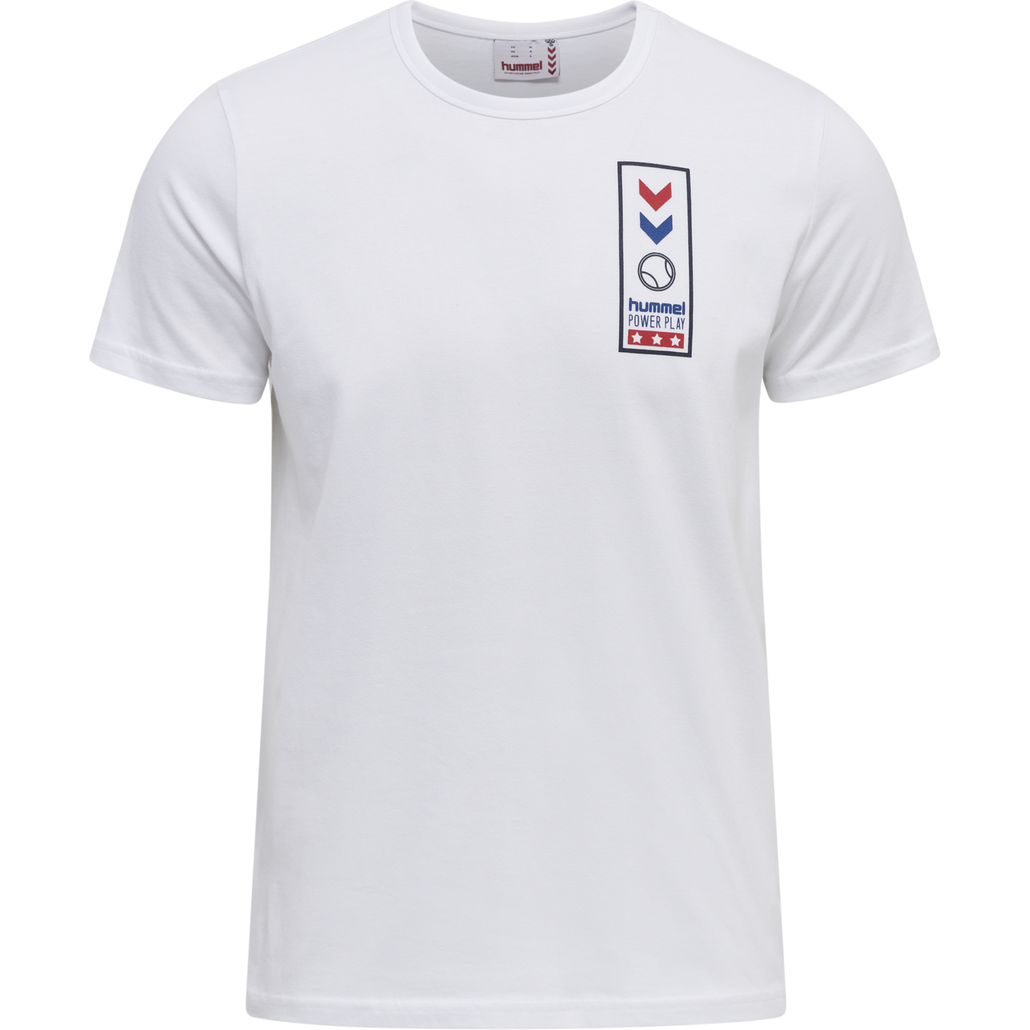 hmlIC COMBI  T-SHIRT, WHITE/RED/NAVY, packshot