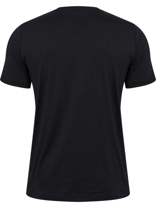 hmlLGC BARRY T-SHIRT, BLACK, packshot