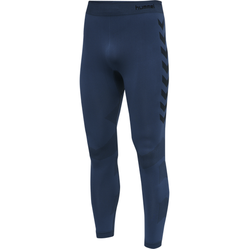 HUMMEL FIRST SEAMLESS TR TIGHTS, DARK DENIM HUMMEL FIRST SEAMLESS TR TIGHTS, DARK DENIM, packshot