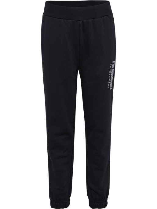 hmlLOKSI ADJUSTABLE WAIST PANTS, BLACK hmlLOKSI ADJUSTABLE WAIST PANTS, BLACK, packshot