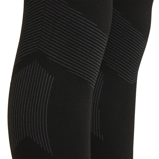 HUMMEL FIRST SEAMLESS TIGHTS KIDS, BLACK HUMMEL FIRST SEAMLESS TIGHTS KIDS, BLACK, packshot