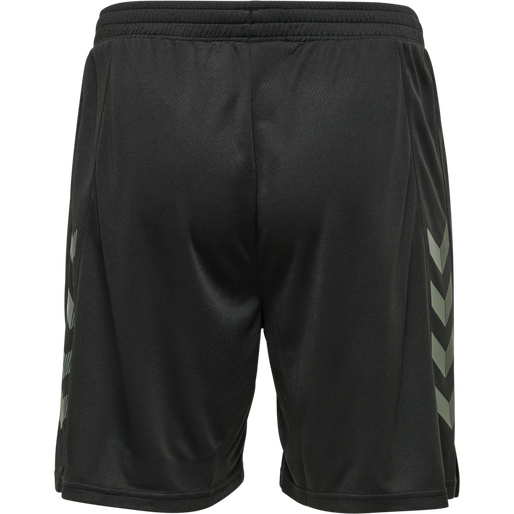 hmlONGRID POLY SHORTS, JET BLACK/FORGED IRON hmlONGRID POLY SHORTS, JET BLACK/FORGED IRON, packshot