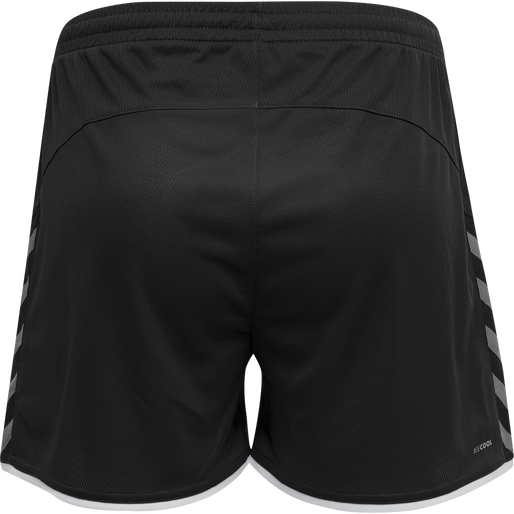 hmlAUTHENTIC POLY SHORTS WOMAN, BLACK/WHITE hmlAUTHENTIC POLY SHORTS WOMAN, BLACK/WHITE, packshot