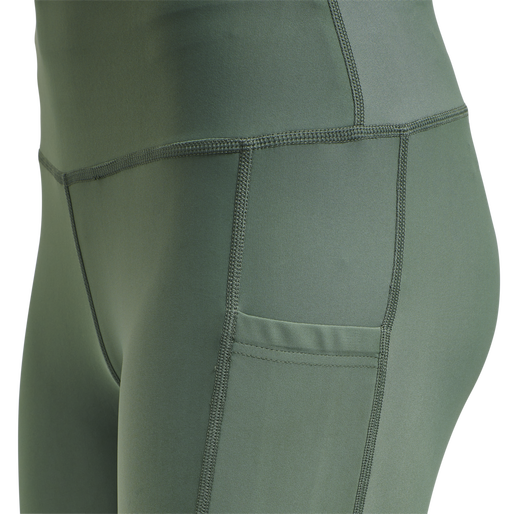 hmlTE TOLA HIGH WAIST TIGHTS, LAUREL WREATH hmlTE TOLA HIGH WAIST TIGHTS, LAUREL WREATH, packshot