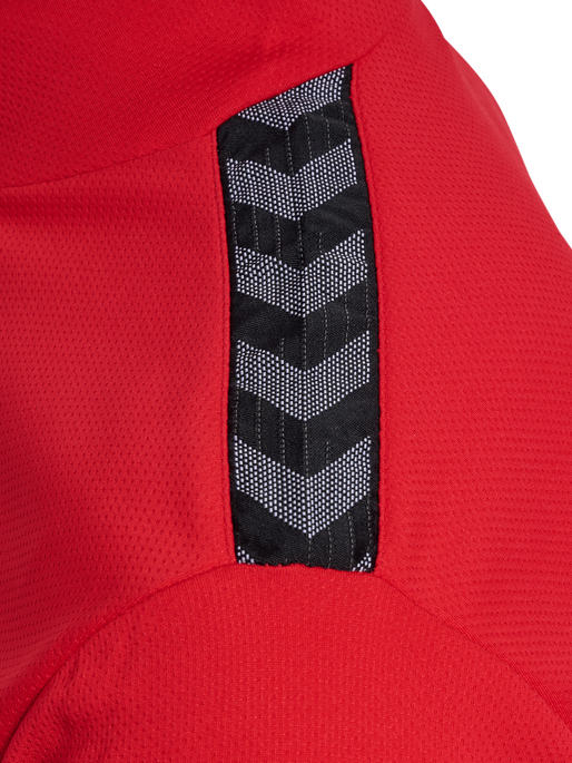 hmlAUTHENTIC HALF ZIP SWEAT, TRUE RED hmlAUTHENTIC HALF ZIP SWEAT, TRUE RED, packshot