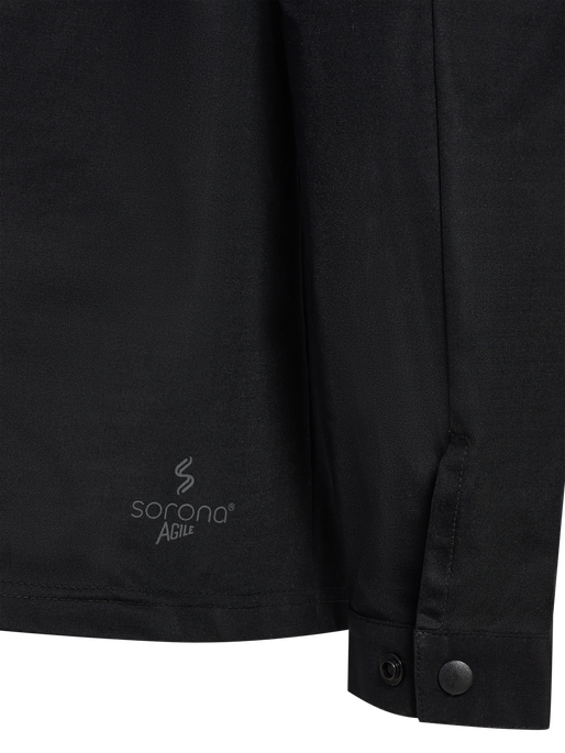 hmlSORONA LOOSE OVERSHIRT, BLACK, packshot