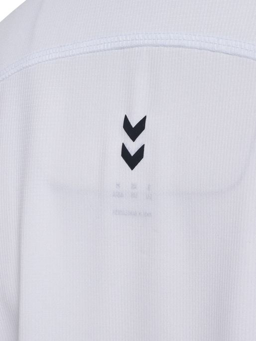 hmlPULSE WORKOUT W T-SHIRT L/S, WHITE, packshot
