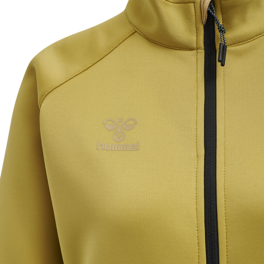 hmlCIMA XK ZIP JACKET WOMAN, ANTIQUE GOLD, packshot