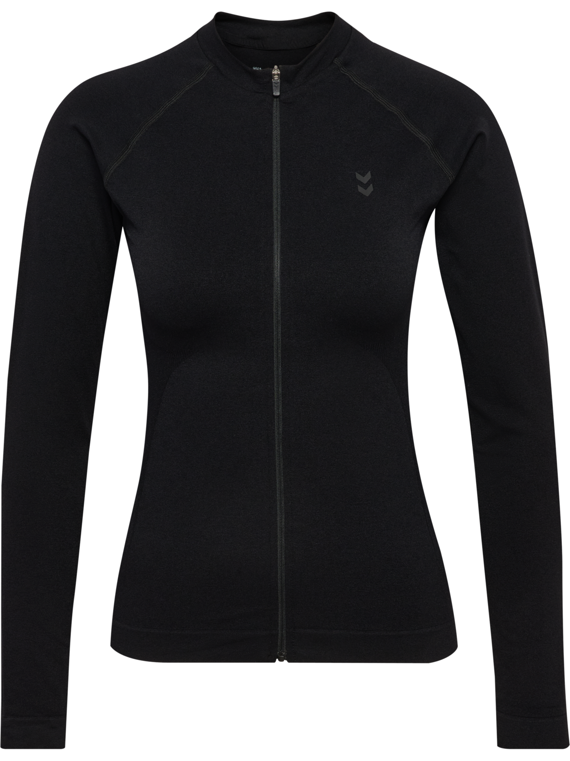 hmlFLOW ZIP BLOUSE, BLACK, packshot