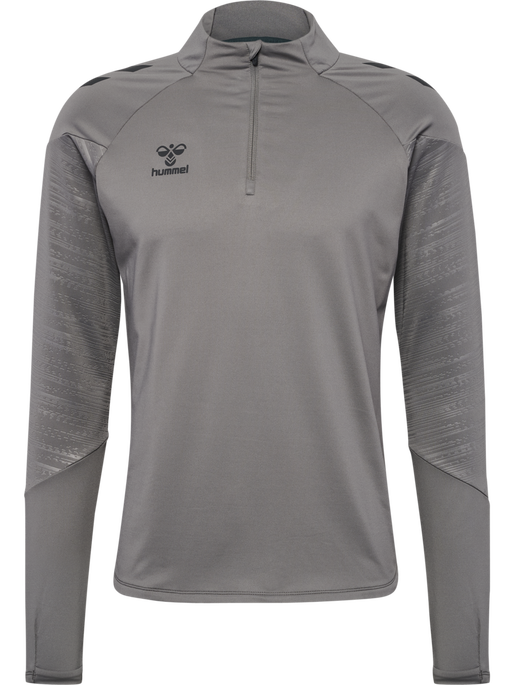 hmlPRO TRAINING HALF ZIP, STEEL GRAY, packshot