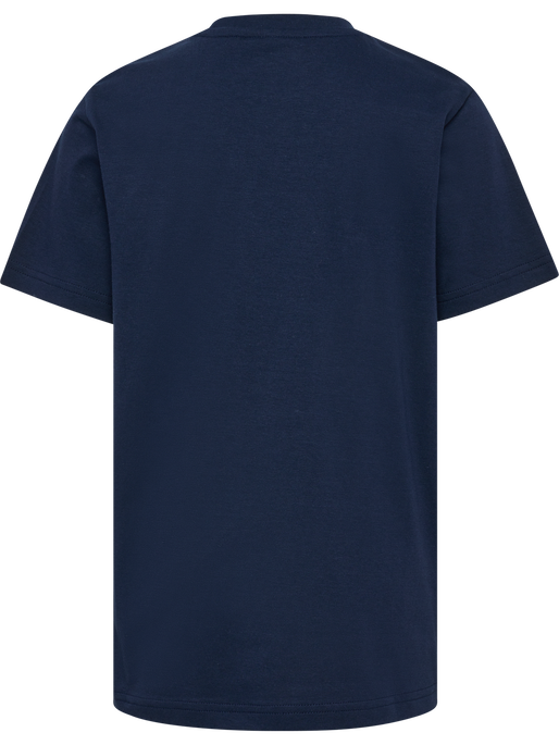 hmlTUKAS T-SHIRT S/S, BLACK IRIS 2, packshot