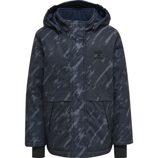 hmlURBAN TEX JACKET, BLACK IRIS, packshot