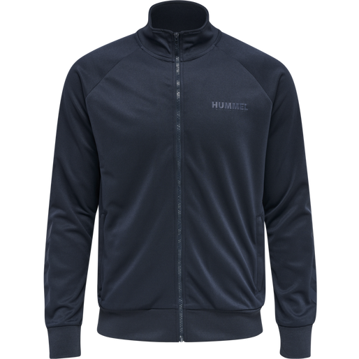 hmlLEGACY POLY ZIP JACKET, BLUE NIGHTS hmlLEGACY POLY ZIP JACKET, BLUE NIGHTS, packshot