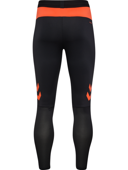 hmlBLAZE PRO TRAINING PANTS, BLACK/ORANGE hmlBLAZE PRO TRAINING PANTS, BLACK/ORANGE, packshot