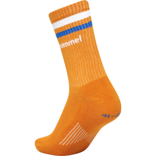 hmlRETRO 4-PACK SOCKS MIX, WHITE/BLUE/YELLOW, packshot