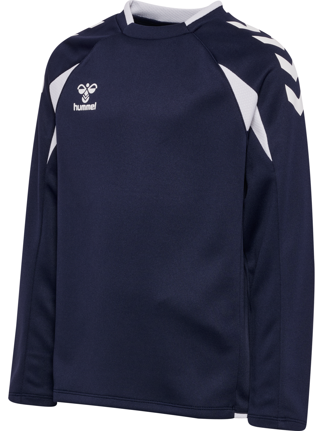 hmlCORE 2.0 CREW NECK KIDS, MARINE/WHITE, packshot