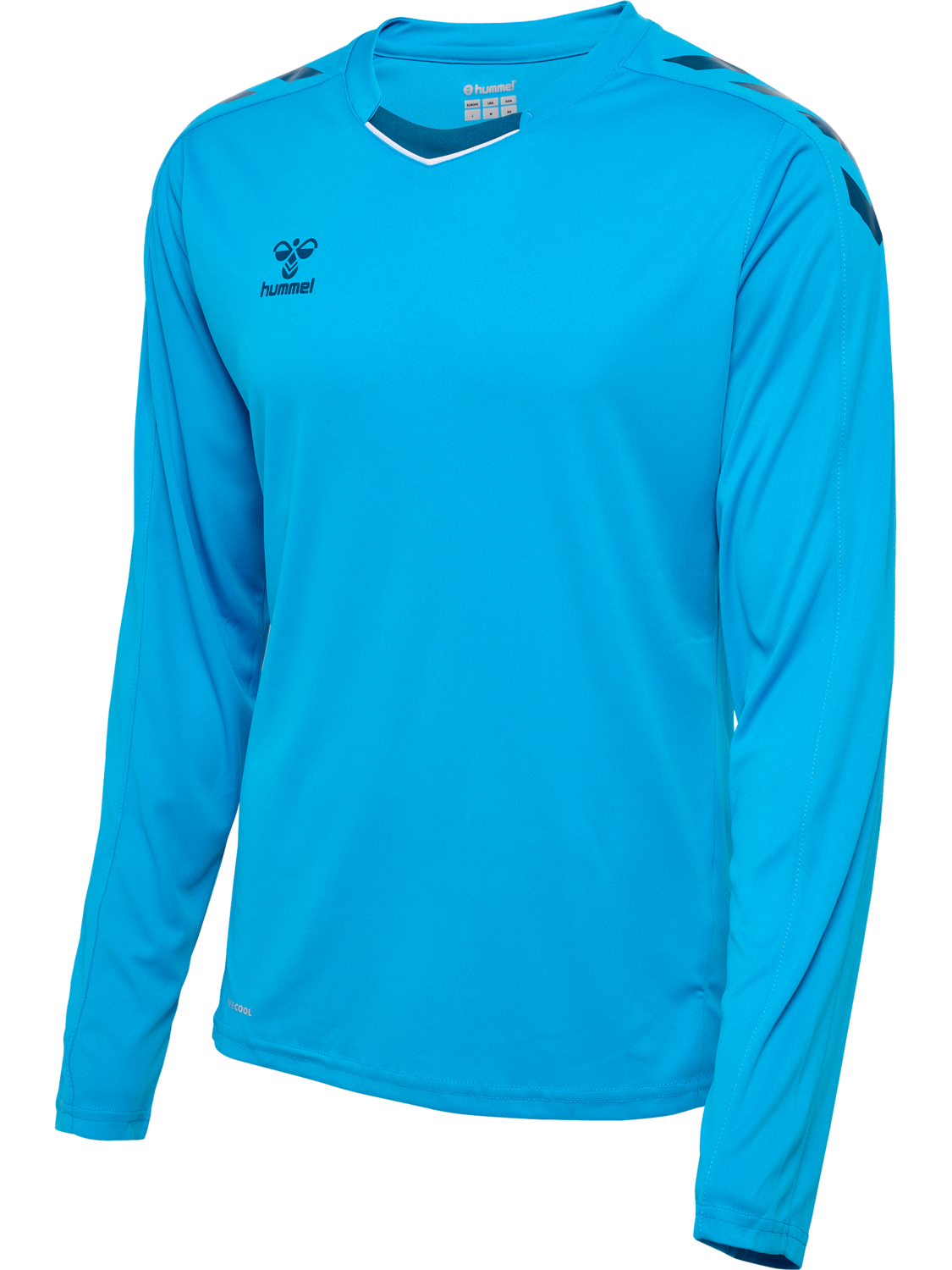 hmlCORE XK POLY JERSEY L/S, BLUE DANUBE, packshot