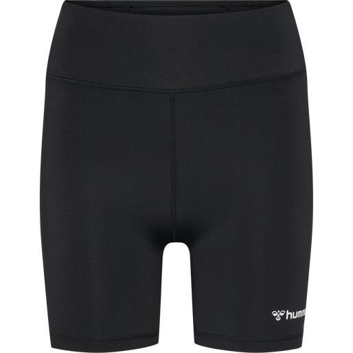 hmlMT ACTIVE HW TIGHT SHORTS, BLACK, packshot