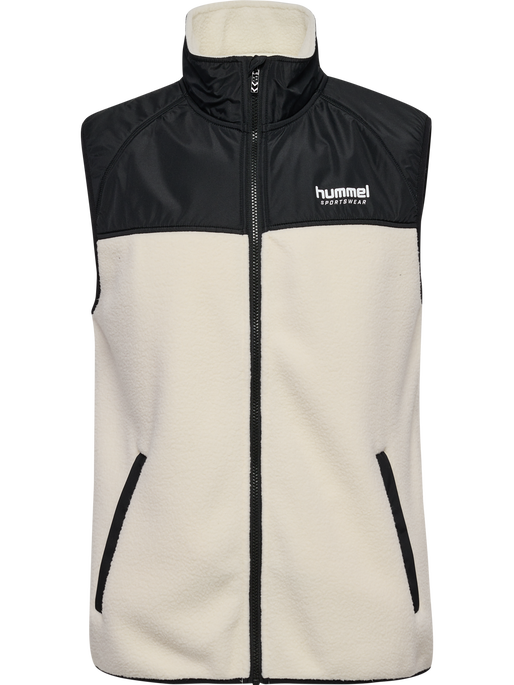 hmlLGC THEO FLEECE WAISTCOAT, TOFU, packshot