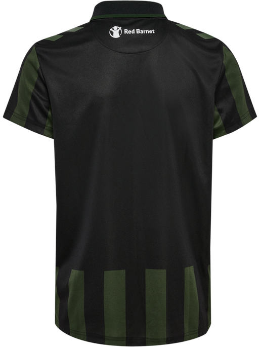 OB 24/25 AWAY JERSEY SS KIDS, BLACK PR, packshot