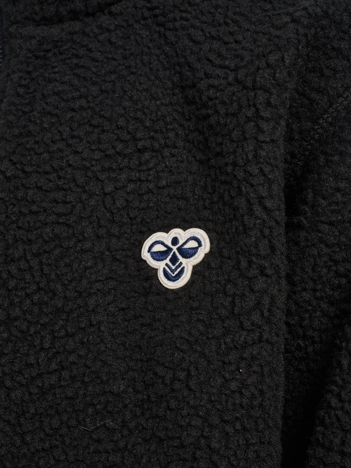 hmlJR ATLAS FLEECE ZIP JACKET, BLACK, packshot