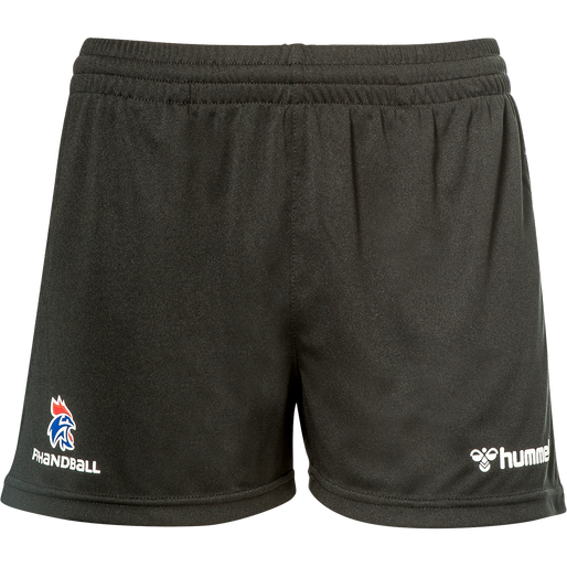 FFHB REFEREE POLY SHORTS WOMAN, BLACK, packshot